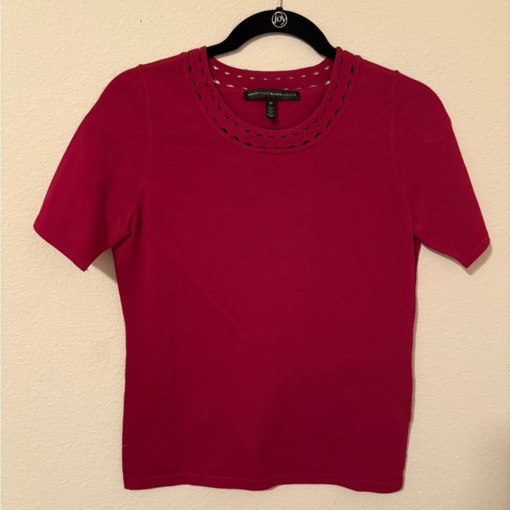 White House Black Market Short Sleeve Top